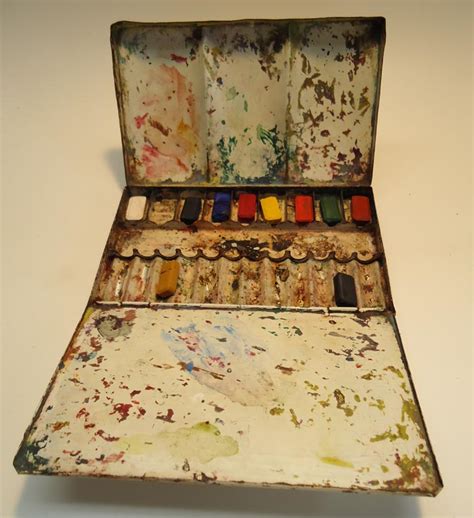 watercolor metal box|metal watercolor boxes.